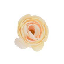 Umělá květina ranunculus v krémové barvě, průměr 4 cm.