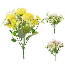Kytice ranunculus v mixu barev, 32 cm.