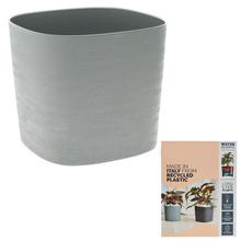 Čtvercový obal Capri 24 Fog vyrobený z recyklovaného plastu.