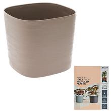 Obal Capri 24 v pískové barvě, čtvercový design.