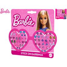 Nalepovací náušnice BARBIE ve tvaru srdce.