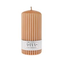Svíčka ALVA VAL.60/120 v karamelové barvě