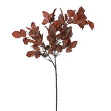 Umělý hnědý list na zápich 82 cm
