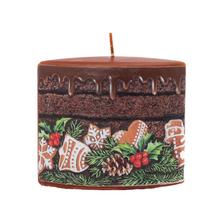 Vánoční svíčka ELIPSA GW 12/2024 s motivem perníku.