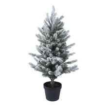 Vánoční stromeček se sněhem, 48x75 cm.