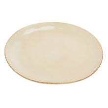 Keramický talíř o průměru 27,8 cm a výšce 2,8 cm.