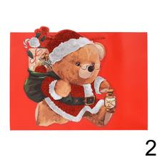 Dárková taška s motivem medvídka na Vánoce.