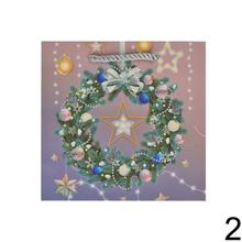 Dárková taška s vánočními motivy a glitry.