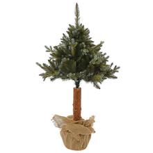 Vánoční strom na kmeni s umělými větvemi, výška 120 cm.