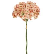 Umělé květiny - svazek achilea růžová 32 cm.