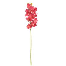 Umělá orchidej Cymbidium v růžové barvě, délka 74 cm.