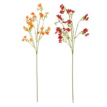 Umělé květy Oxypetalum v červené a oranžové barvě, mix, 64 cm.