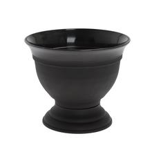 Květináč GAZON IRYS na podstavci v grafitové barvě.