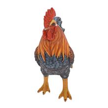 Oranžovo-černý kohout z polypropylenu.