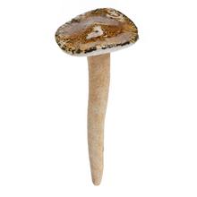 Keramická houbu v zelené a bílé barvě.