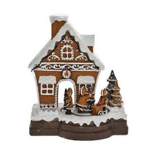 Hračky perníkový domeček s LED osvětlením.