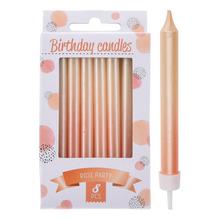 Party svíčky 8ks fuchcia