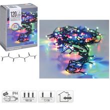 Barevná LED světla s 120 diodami, délka 9 metrů.