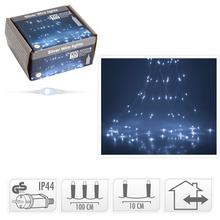 LED světla AX8701510 s 100 LED diodami a adaptérem.