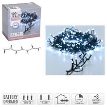 LED světýlka s 192 LED diodami, studená bílá, na baterie.