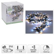 LED světýlka Snake LEDLIGHT s teplou bílou barvou, 1200 LED, 24 metrů, funkce 8, časovač.