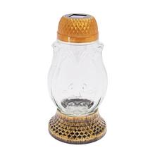 Solární svícen o průměru 20 cm.