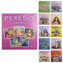 Krabička PEXESO mix s kartami na hraní.