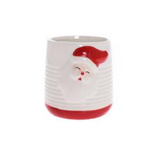 Obal s Mikulášem, keramický květináč