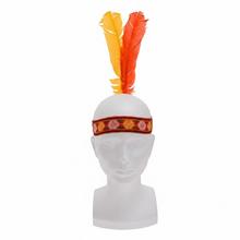 Indiánská čelenka s peřím