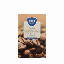 Svíčky s vůní kávy v balení 6 kusů.