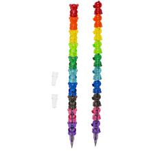 Pero ve tvaru medvídka, barevné