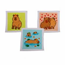 Magický bavlněný ručník s motivem kapybary.